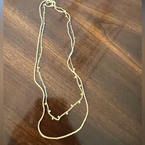 Jenny Bird Modri double strand necklace